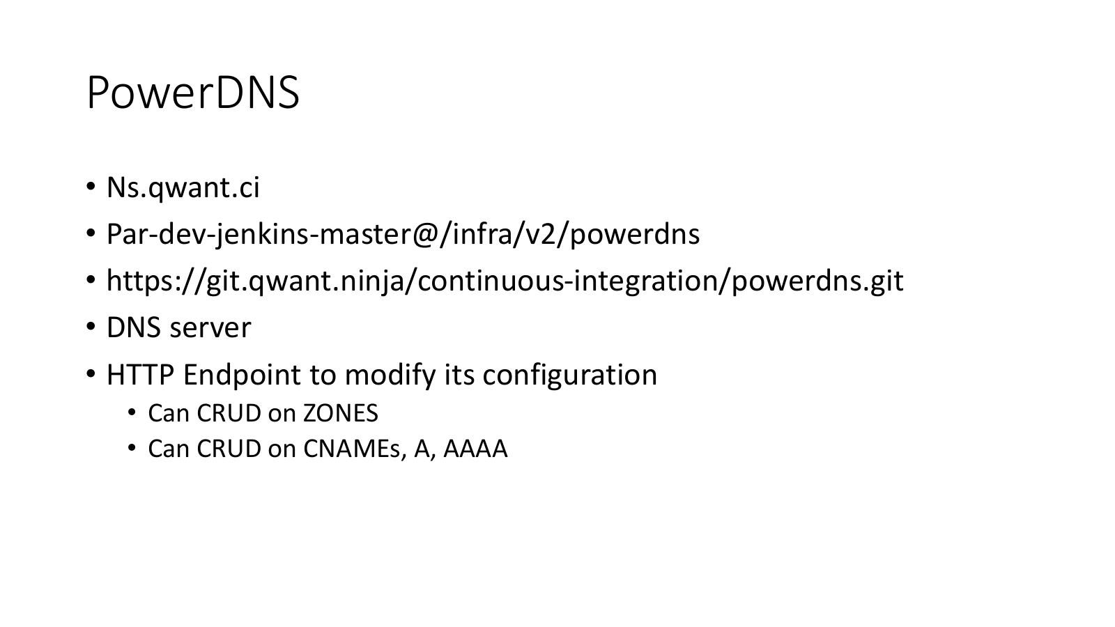 Présentation « CI Infra » — page 5 sur 15
